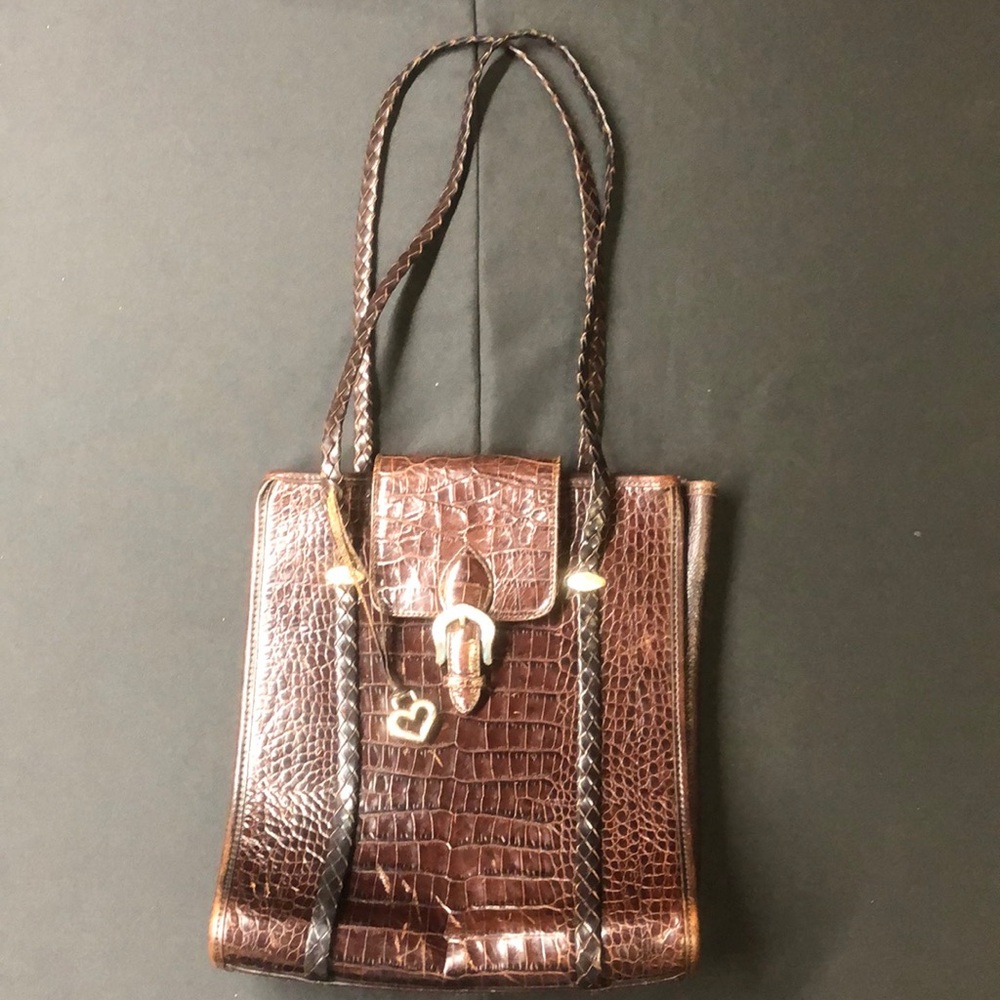 Brighton Brown Leather Handbag
